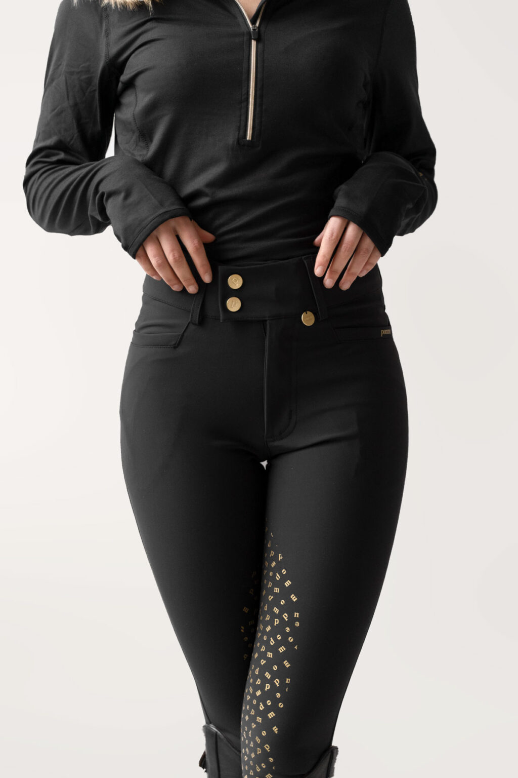 Nellie Black Bling, Gold - Image 5