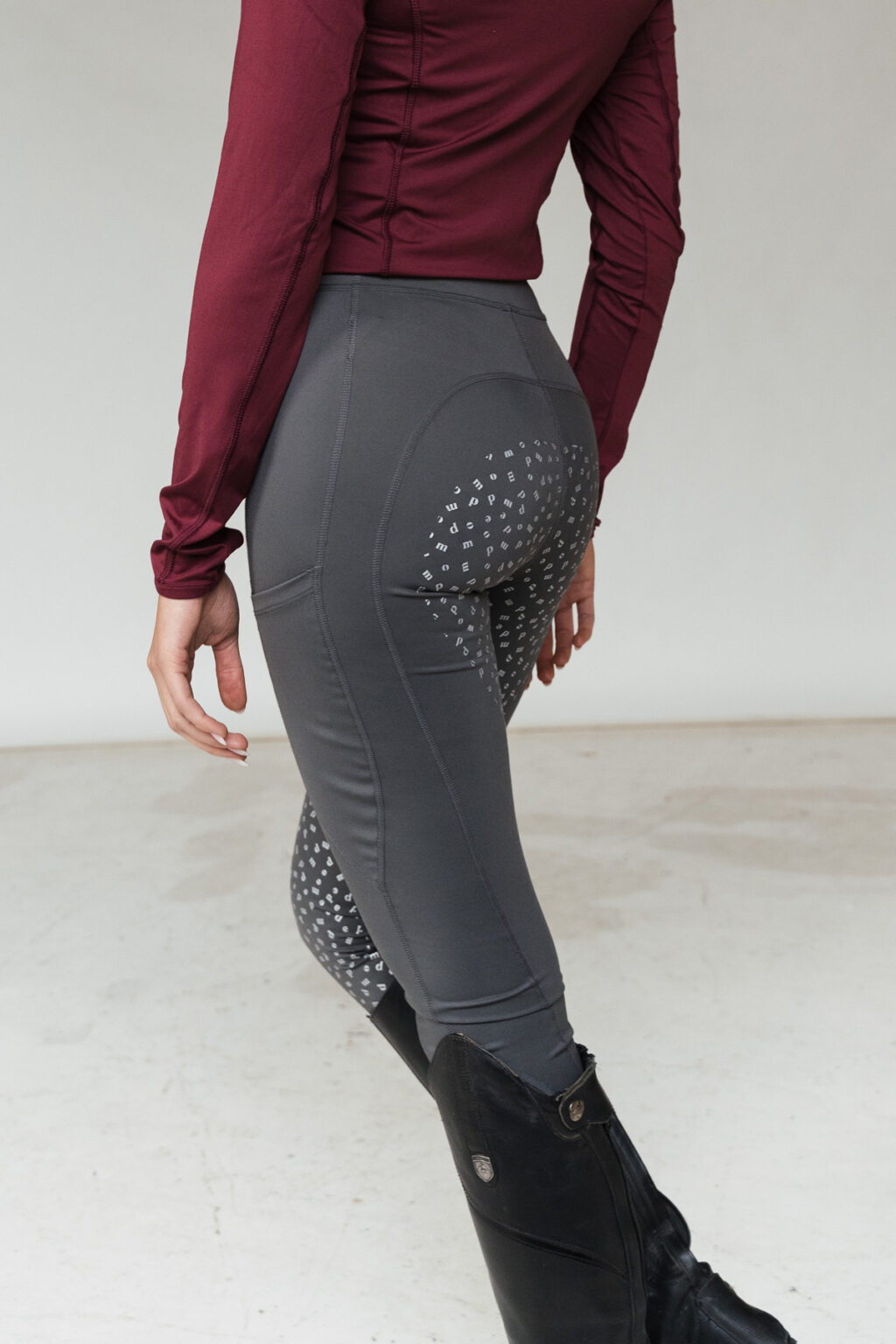 Millie Dark Shadow Bling, Riding Leggings - Image 4