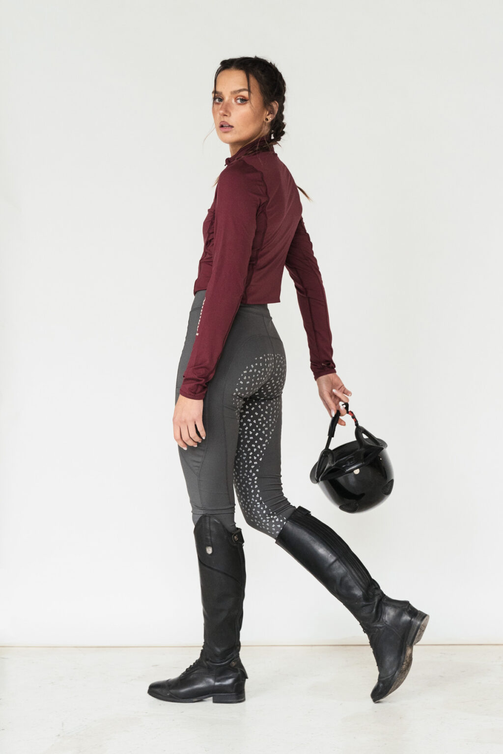 Millie Dark Shadow Bling, Riding Leggings - Image 7
