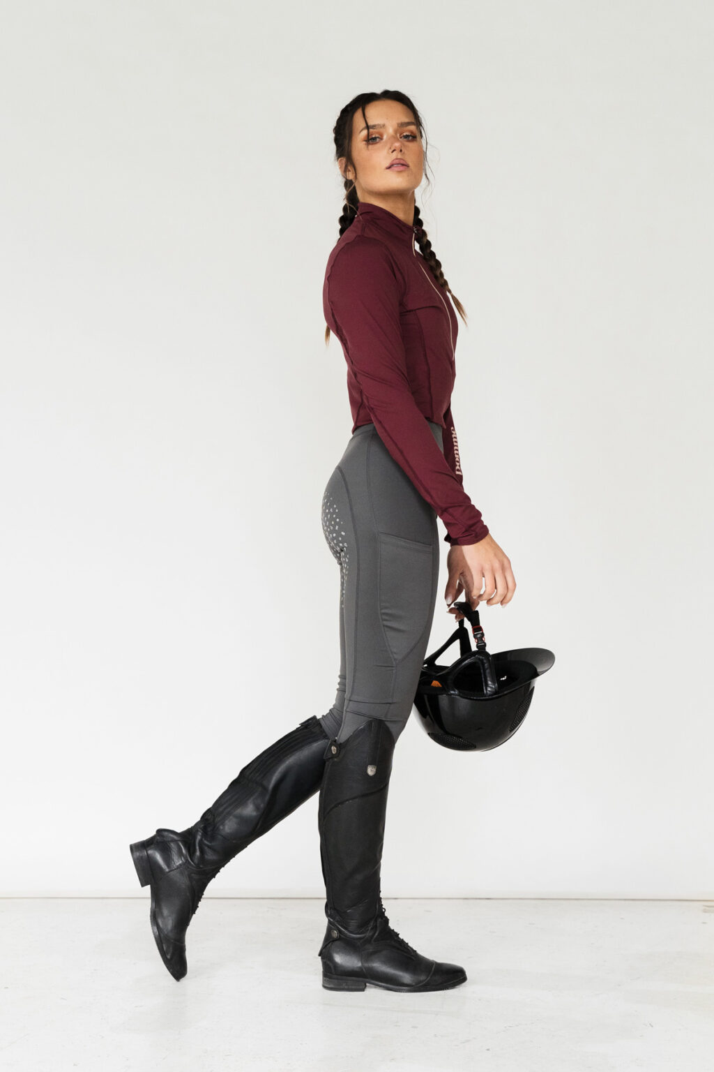 Millie Dark Shadow Bling, Riding Leggings - Image 8