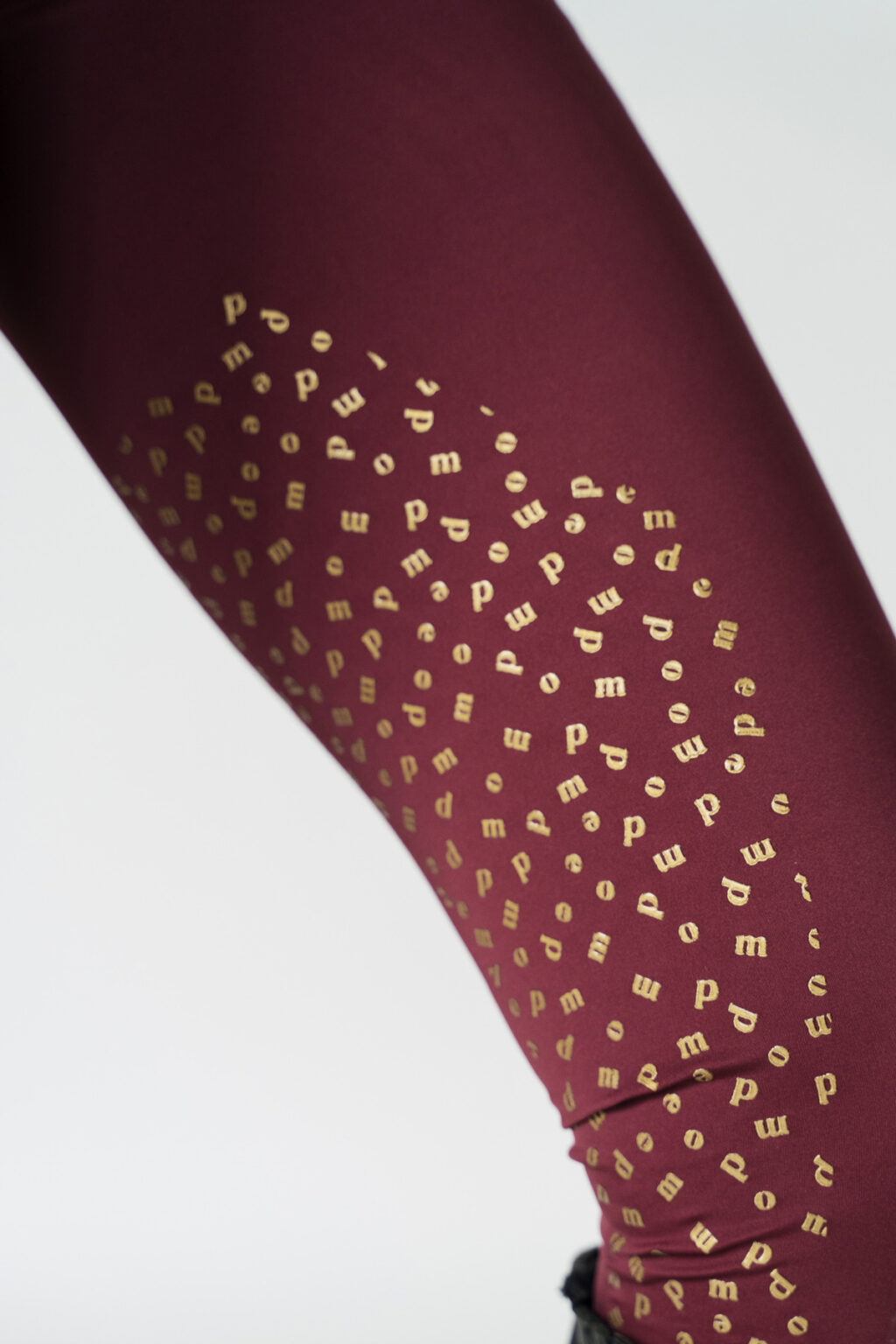 Millie Burgundy Bling, Riding Leggings - Image 6