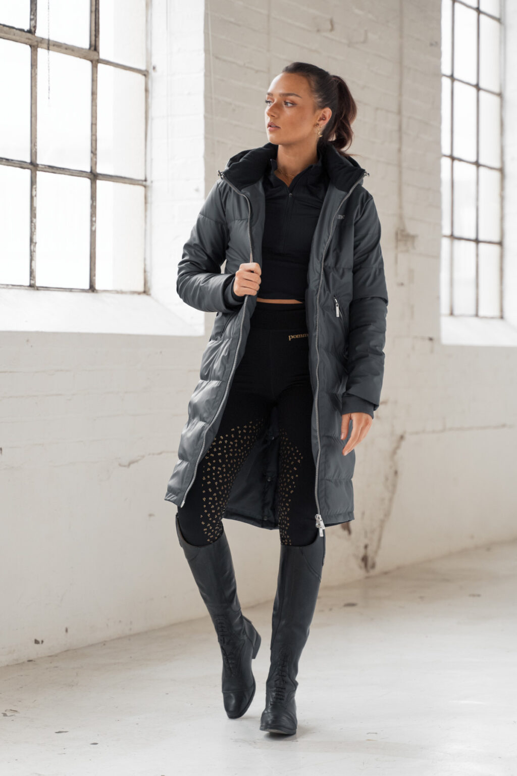 Poppy Dark Shadow, Winter Jacket - Image 3