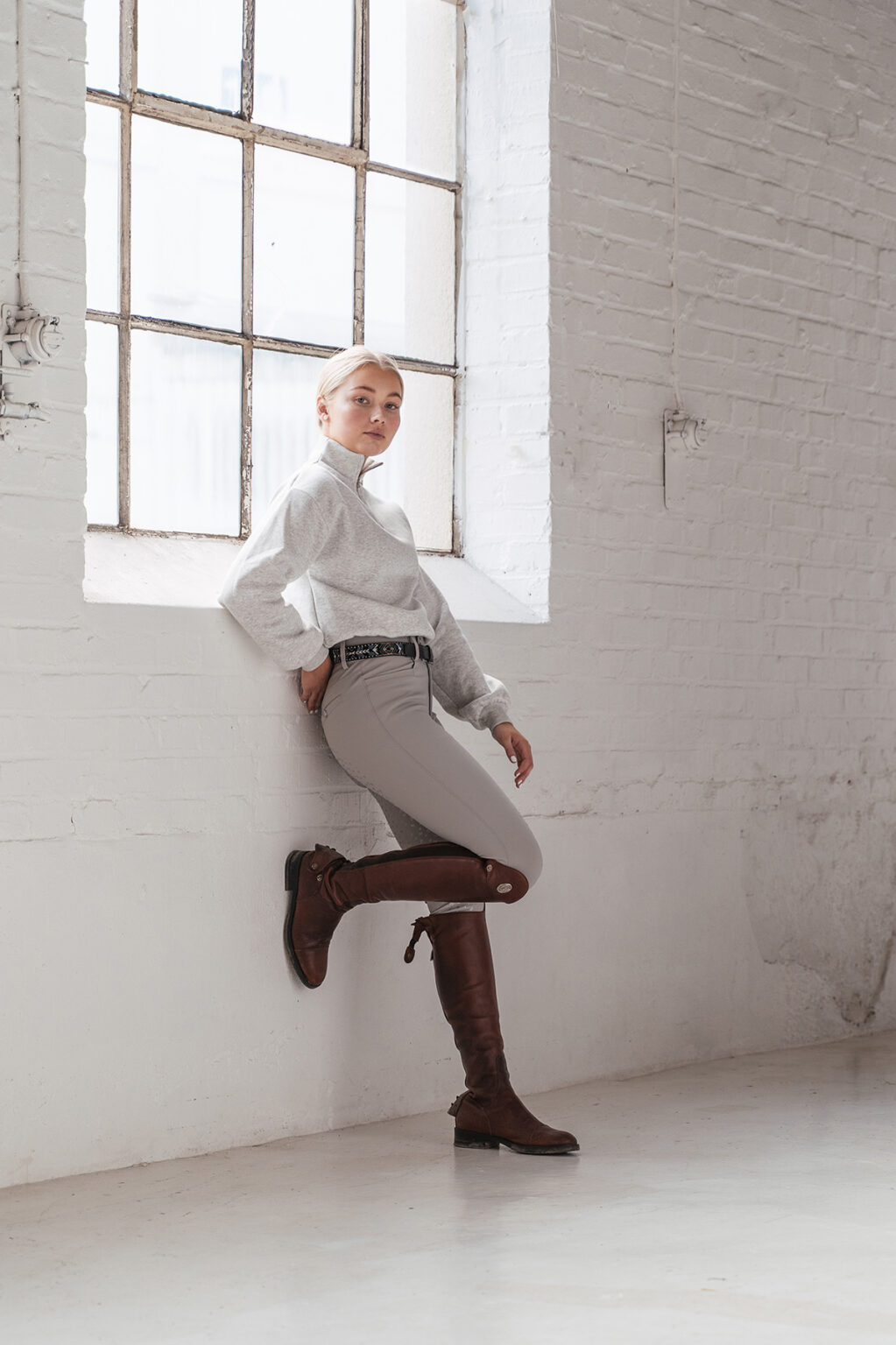 Nellie Grey Drizzle Bling, Breeches - Image 5