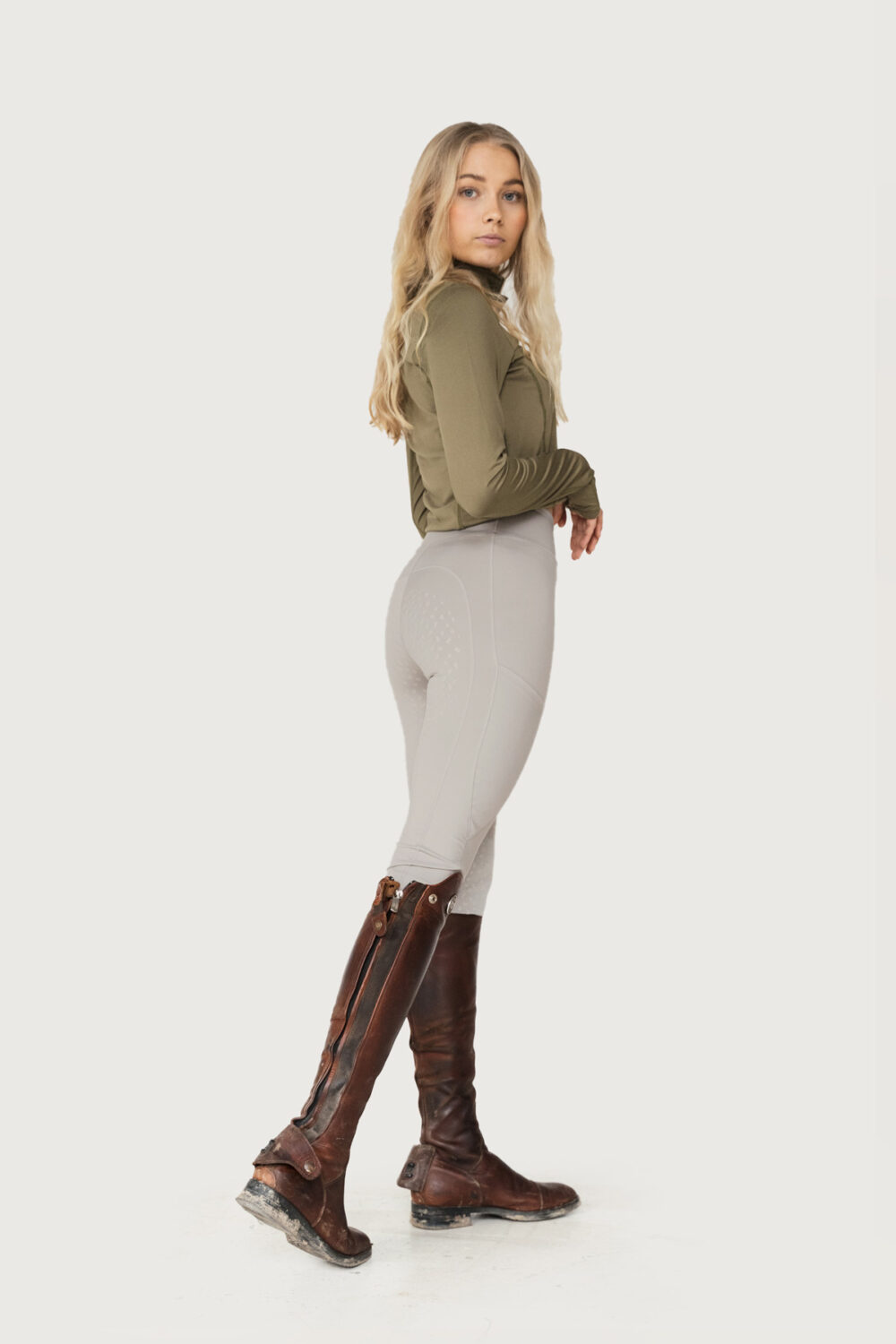 Millie Cobblestone Classic, Riding Leggings - Image 4