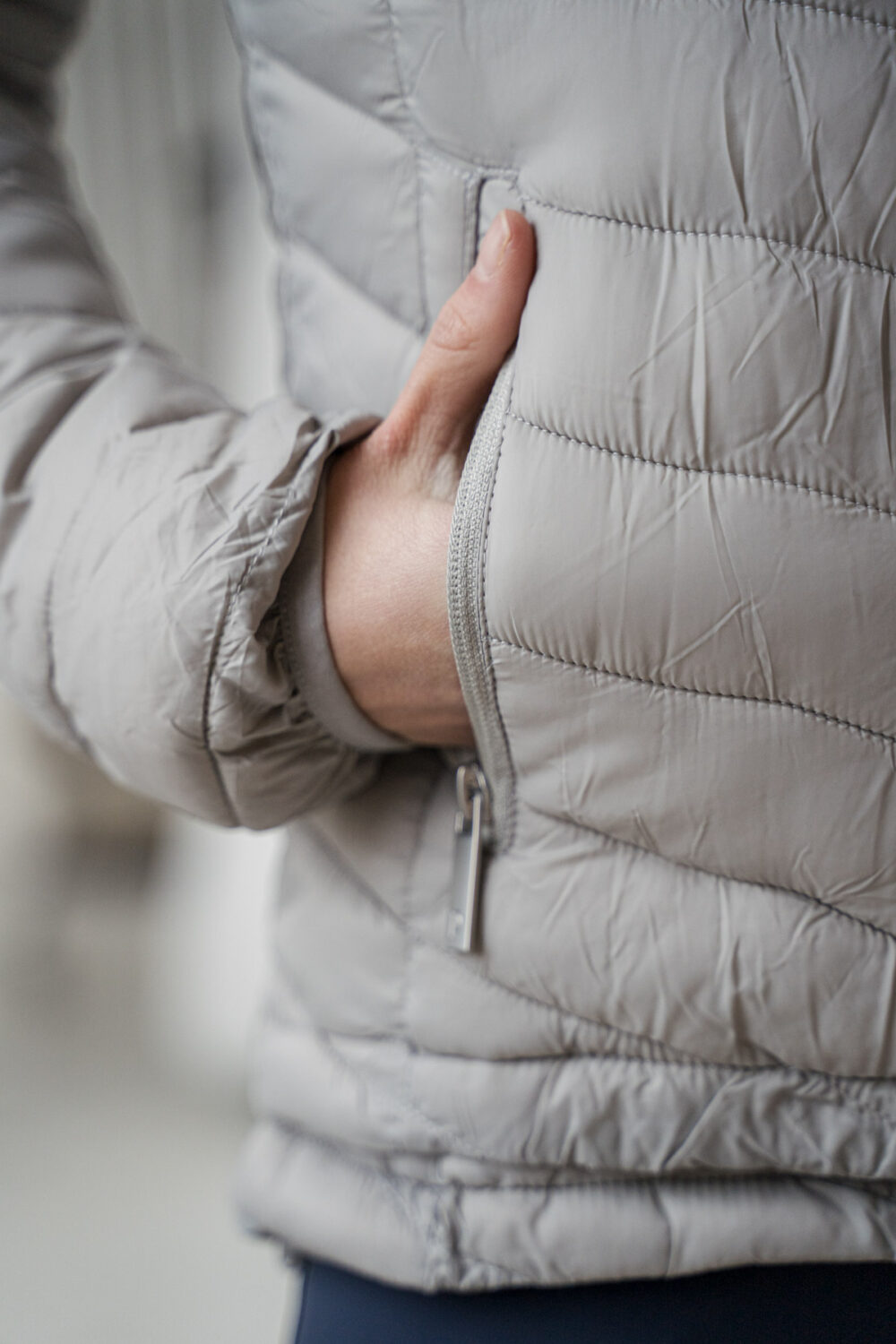 Ingrid Grey Drizzle, Light Jacket - Image 3