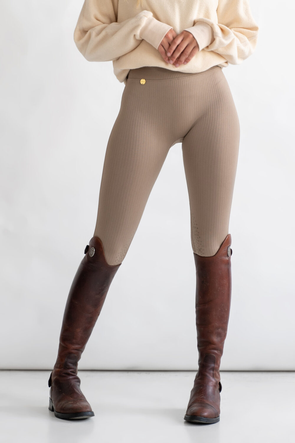 Wendy Nougat, Riding Leggings Seamless Rib - Image 6