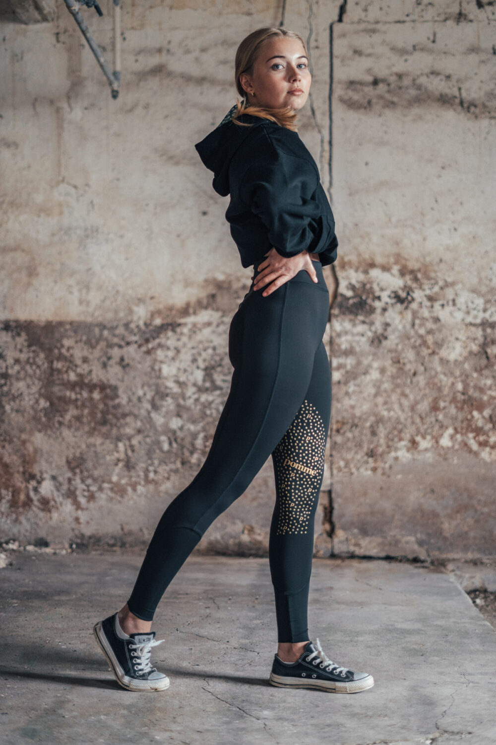 Georgie Black Bling, Riding Leggings - Image 7