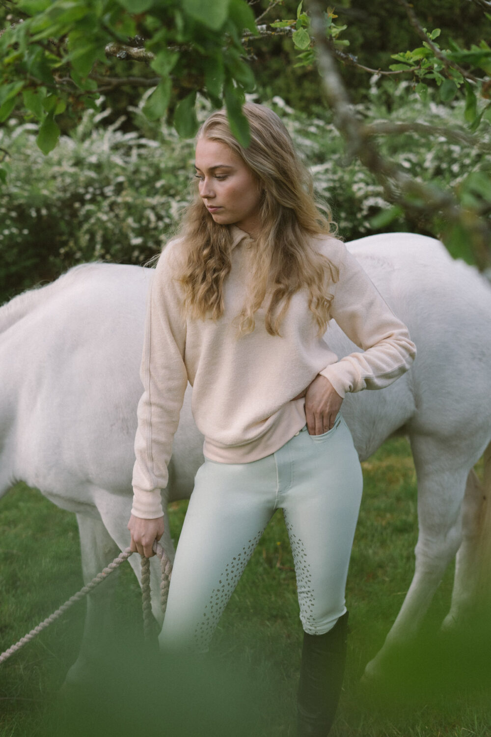 Nellie Sea Foam Bling, Breeches - Image 5