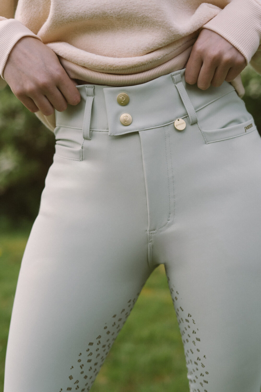Nellie Sea Foam Bling, Breeches - Image 3