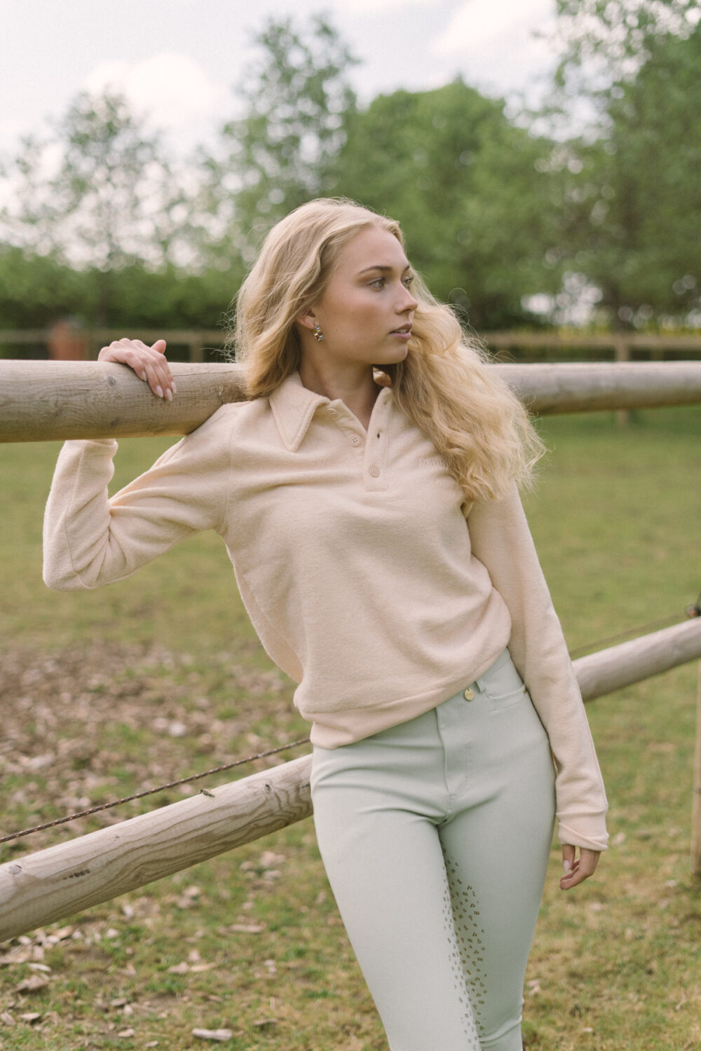Nellie Sea Foam Bling, Breeches - Image 7