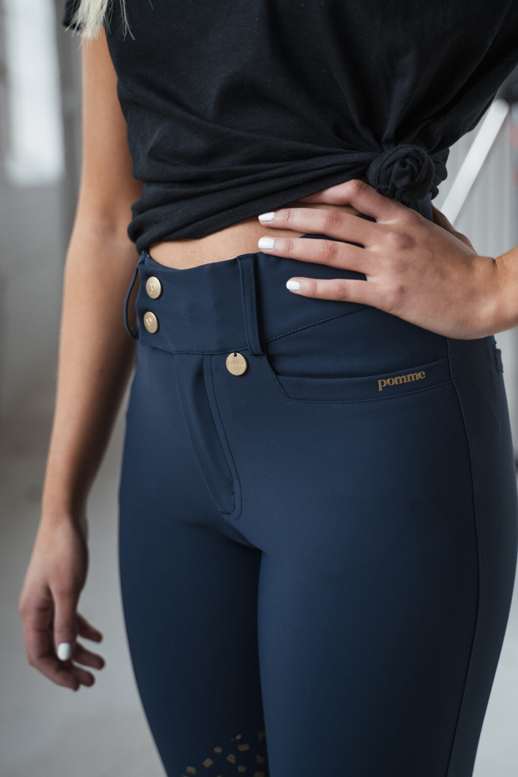 Nellie Navy Bling, Breeches - Image 4