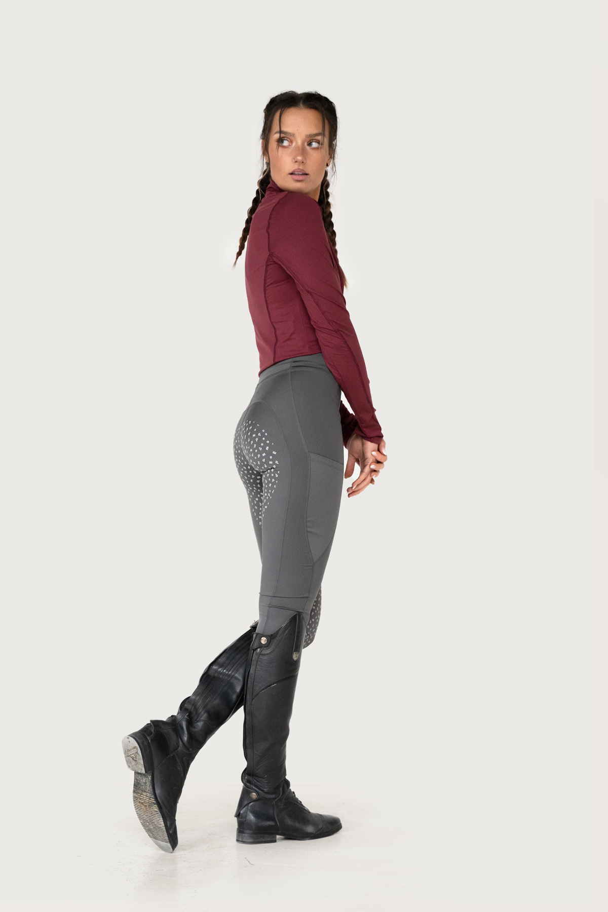 Millie Dark Shadow Bling, Riding Leggings