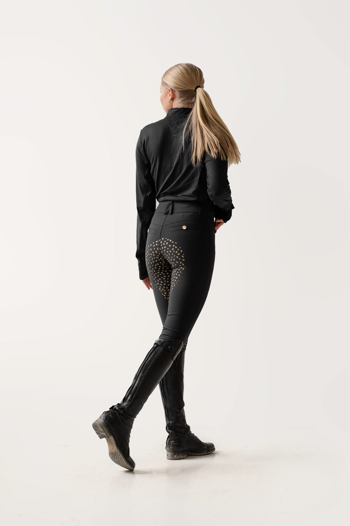 Nellie Black Bling Gold, Breeches