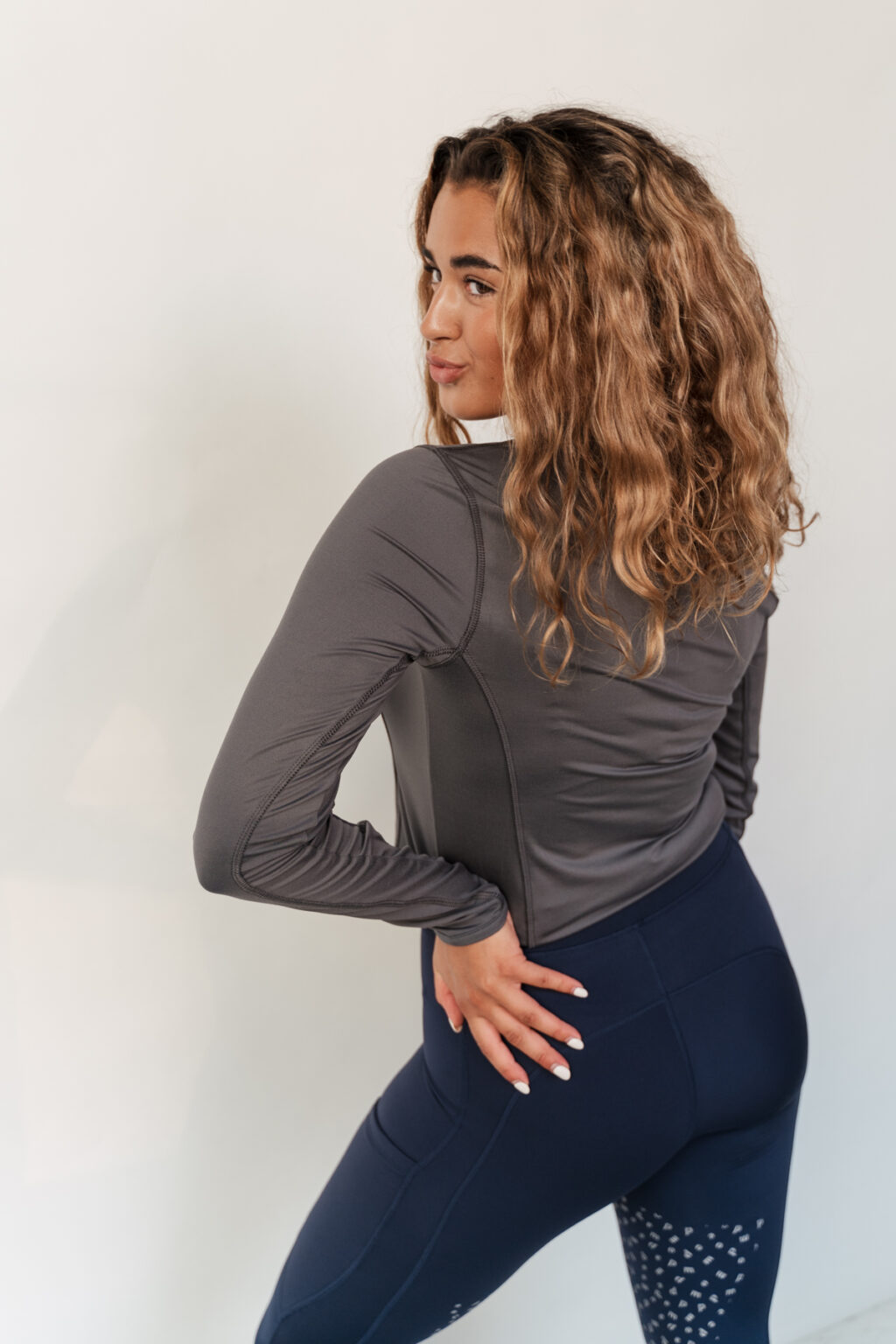 Millie Navy Bling, Riding Leggings - Image 6
