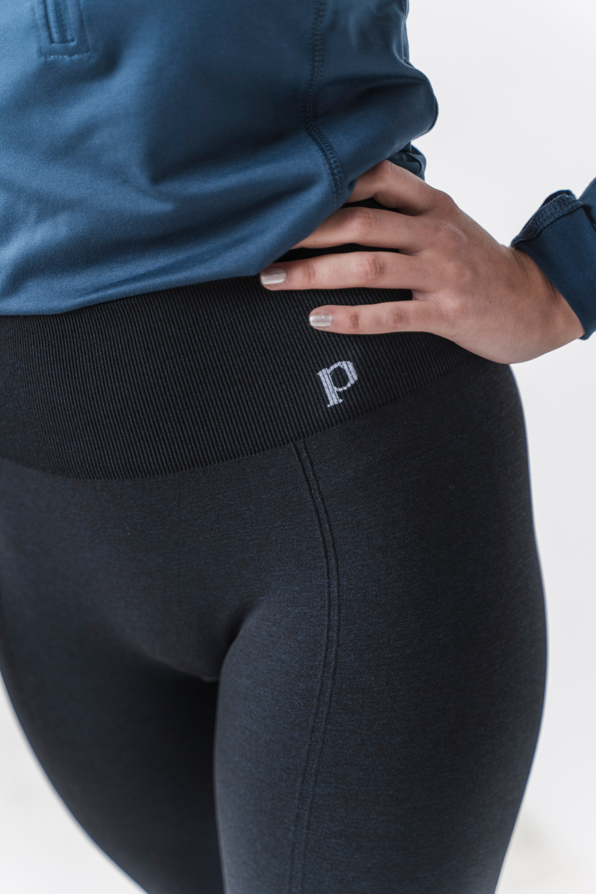Sandy Navy, Riding Leggings Seamless No Grip - Image 11