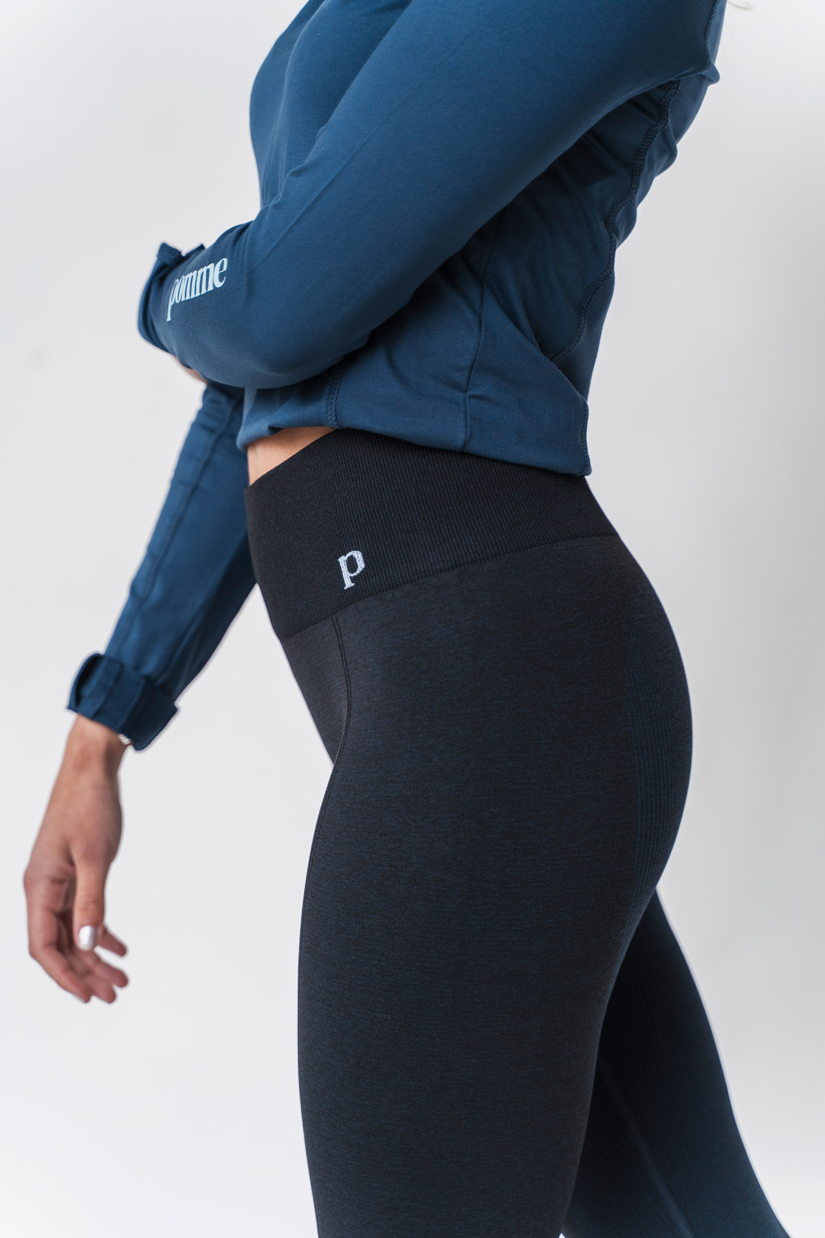 Sandy Navy, Riding Leggings Seamless No Grip - Image 7