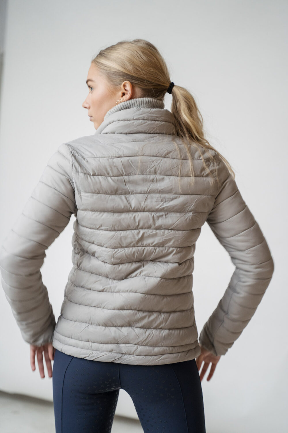 Ingrid Grey Drizzle, Light Jacket - Image 6
