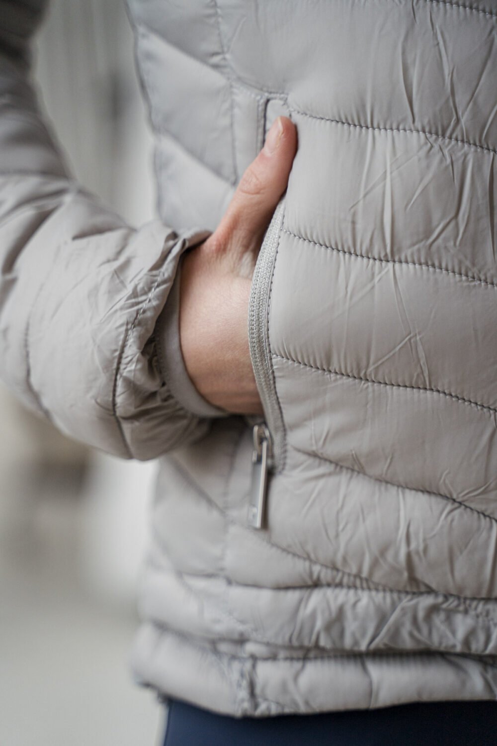 Ingrid Grey Drizzle, Light Jacket - Image 3