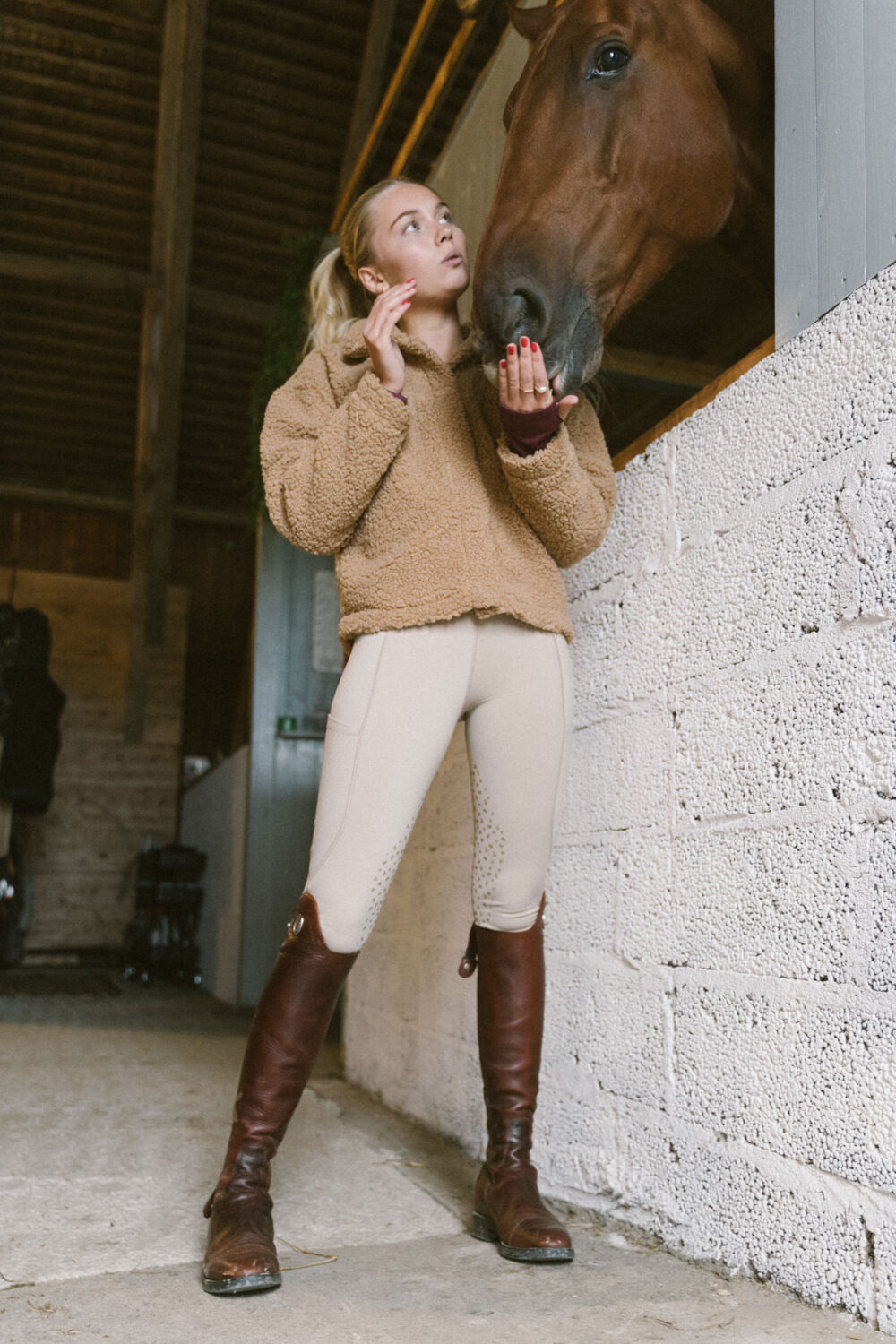 Siena Beige, Teddy Jacket - Image 4