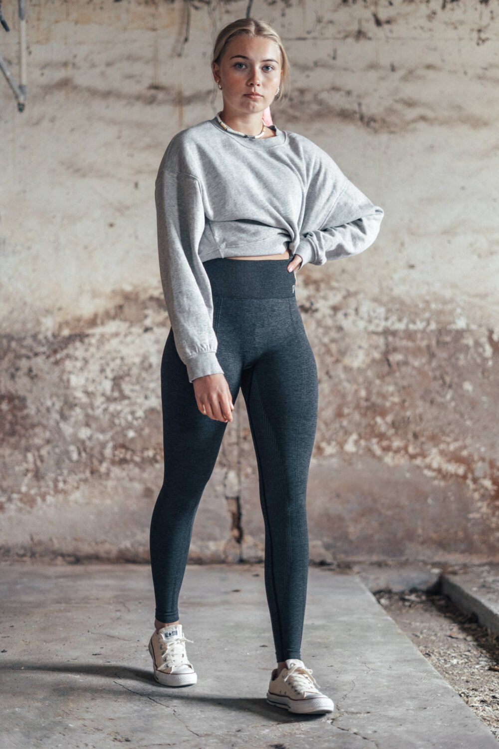 Sandy Grey, Riding Leggings Seamless - Image 6