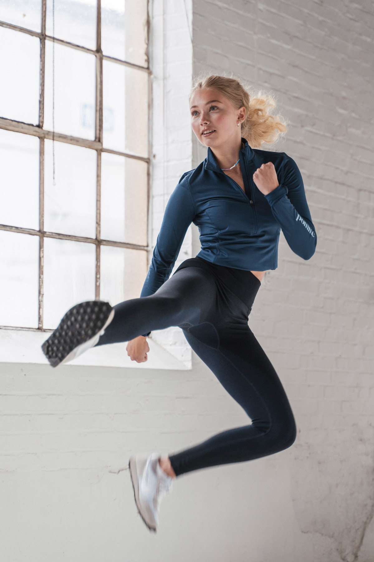 Sandy Navy, Riding Leggings Seamless No Grip - Image 9