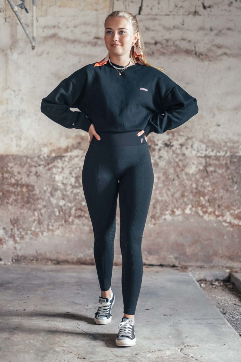 Sandy Black, Riding Leggings Seamless - Image 3