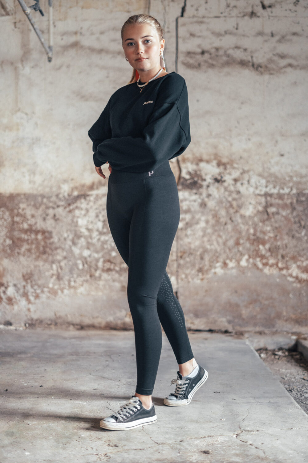 Sandy Black, Riding Leggings Seamless - Image 5