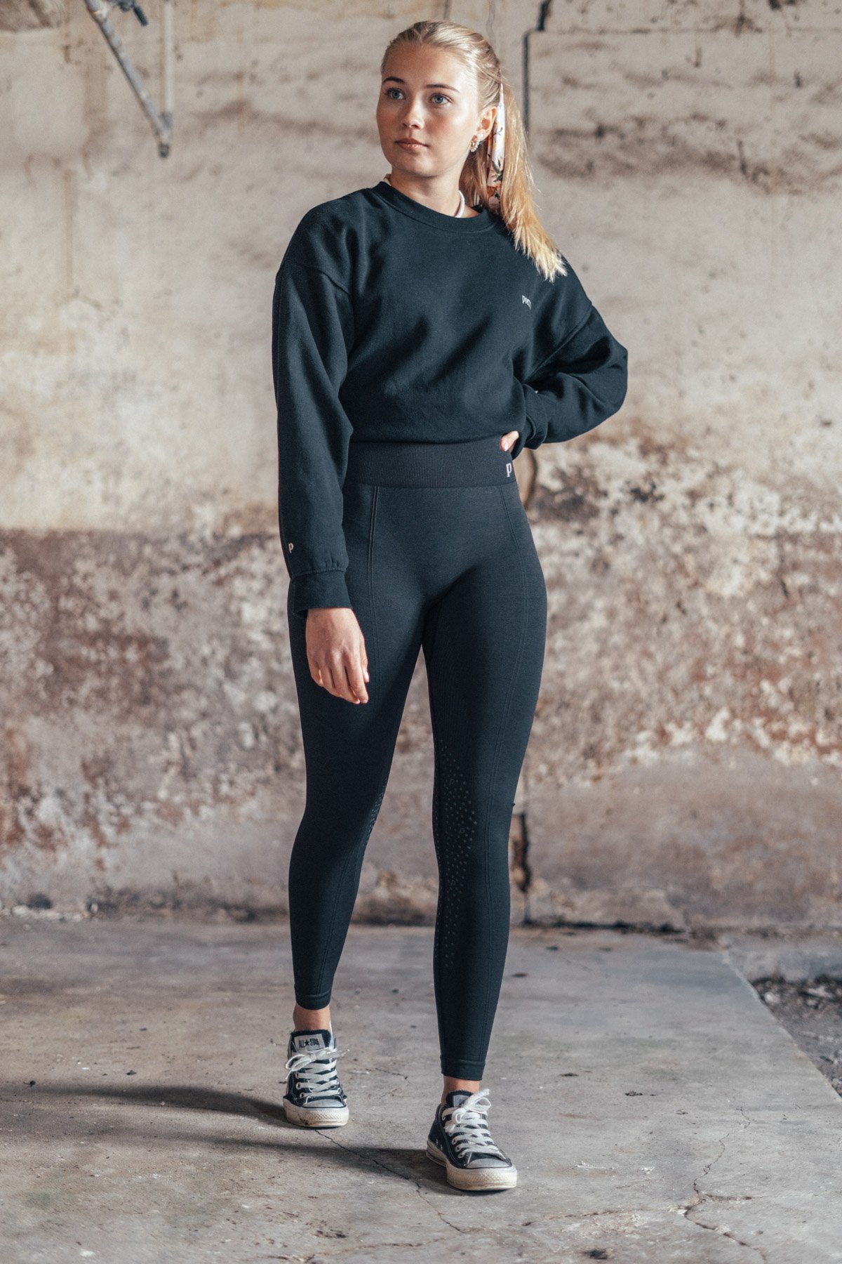 Sandy Black, Riding Leggings Seamless