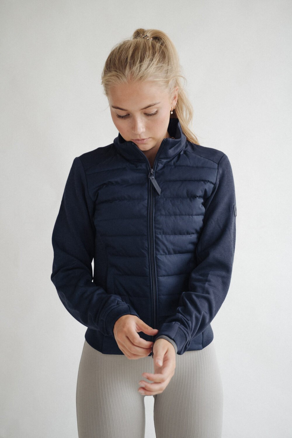 Adrienne Navy, Hybrid Jacket - Image 3