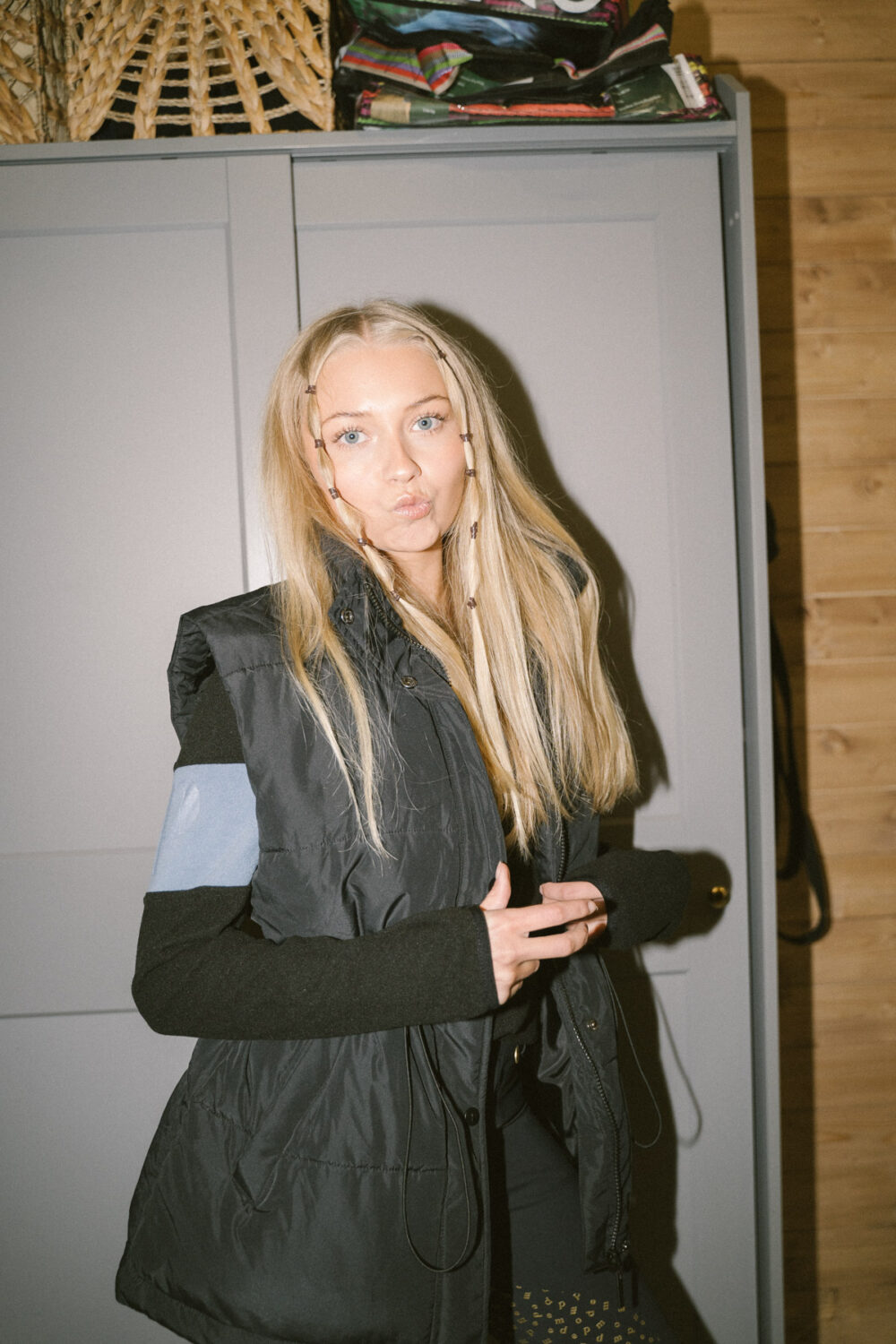 Alix Black/Navy, Fleece - Image 6