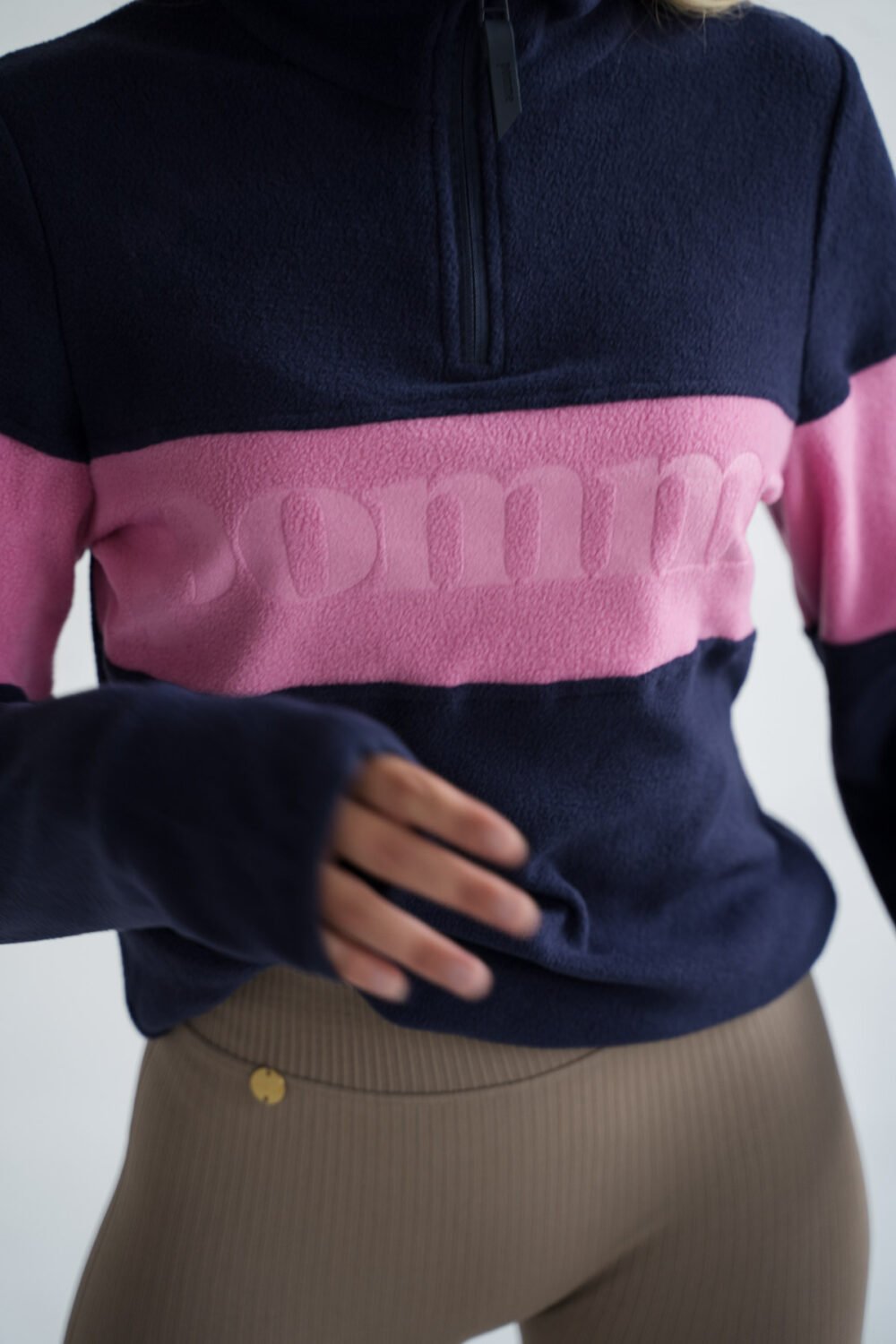 Alix Navy/Pink, Fleece - Image 3