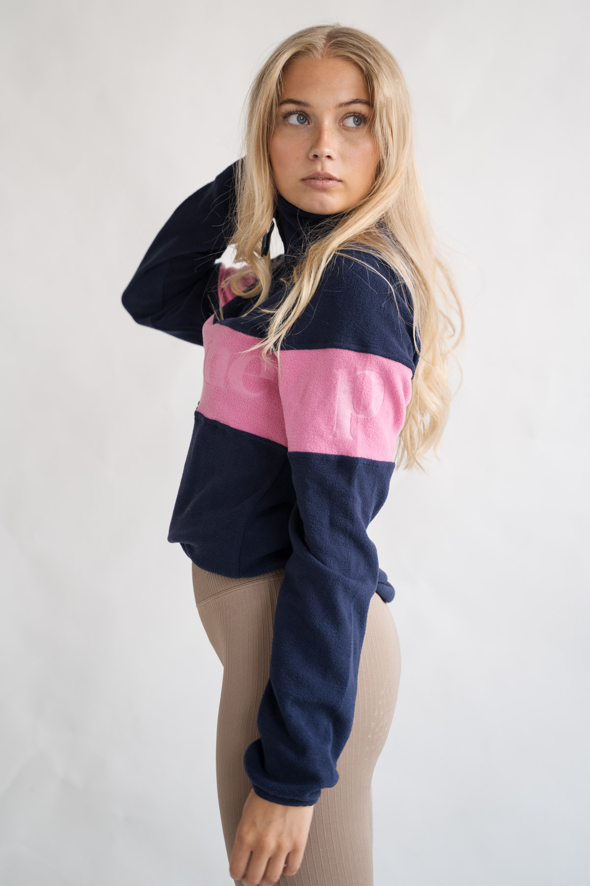 Alix Navy/Pink, Fleece