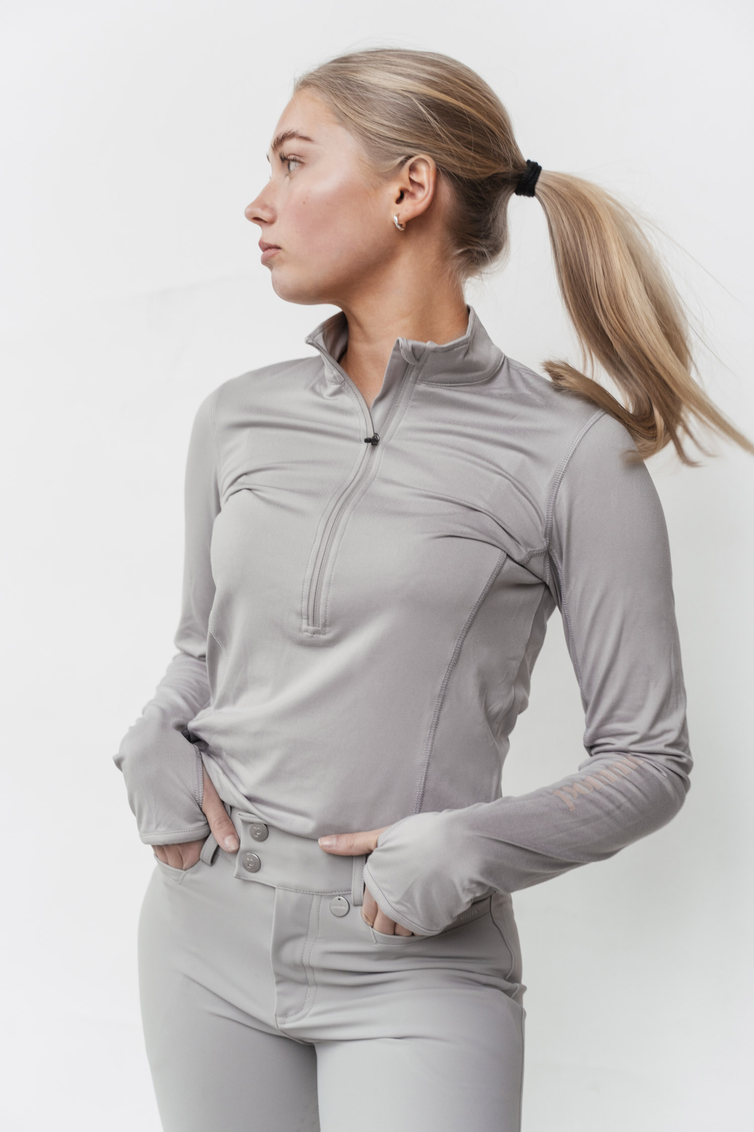 Paris Grey Drizzle, Soft Zip