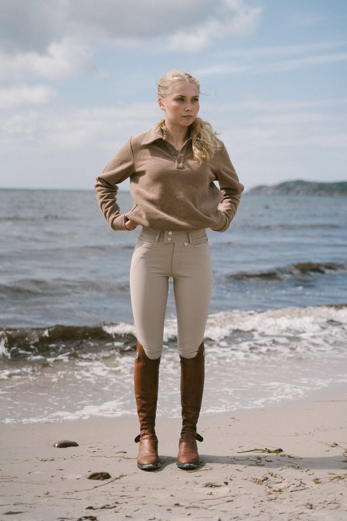 Nellie Beige Bling, Breeches