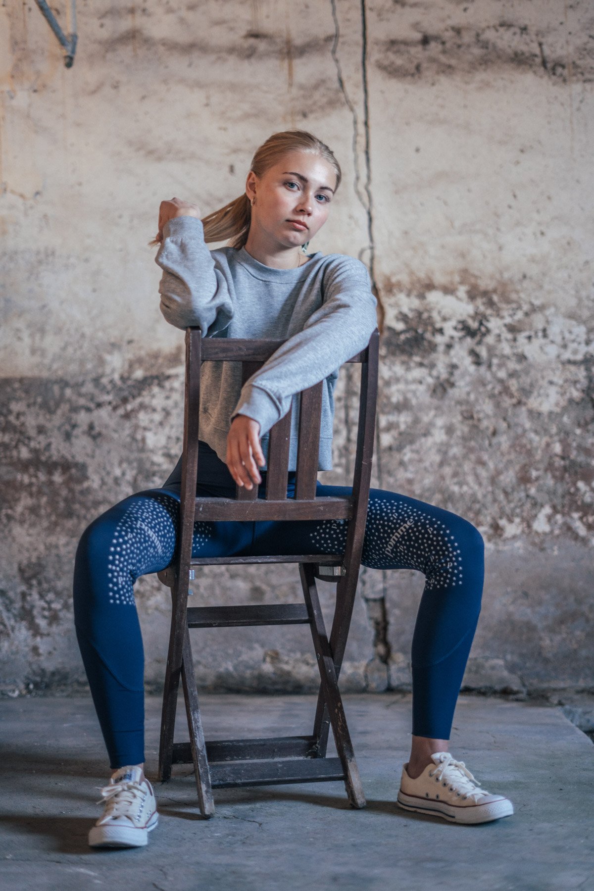 Millie Navy Bling, Riding Leggings