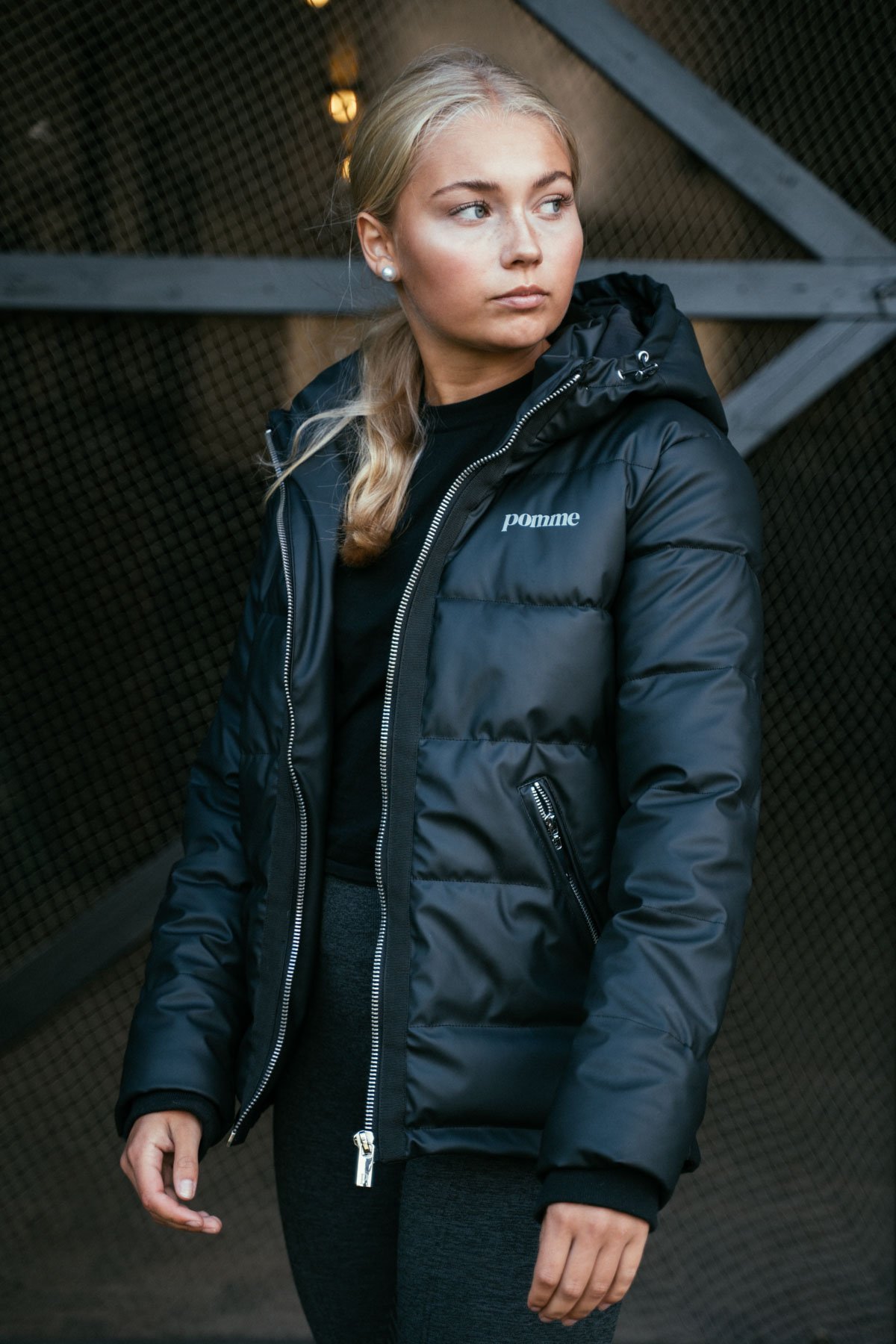 Black poopy jacket new arrivals