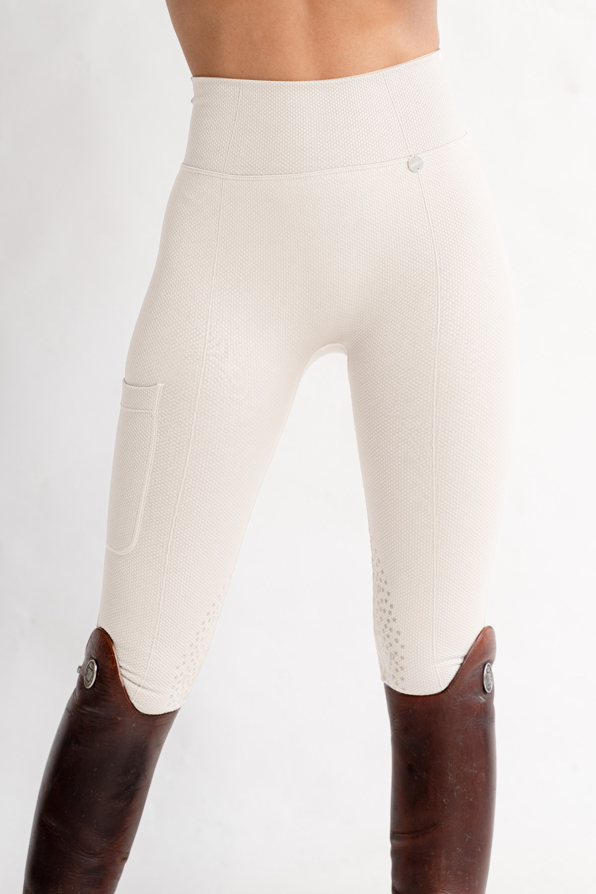 Wendy Forest Green, Riding Leggings Seamless Rib