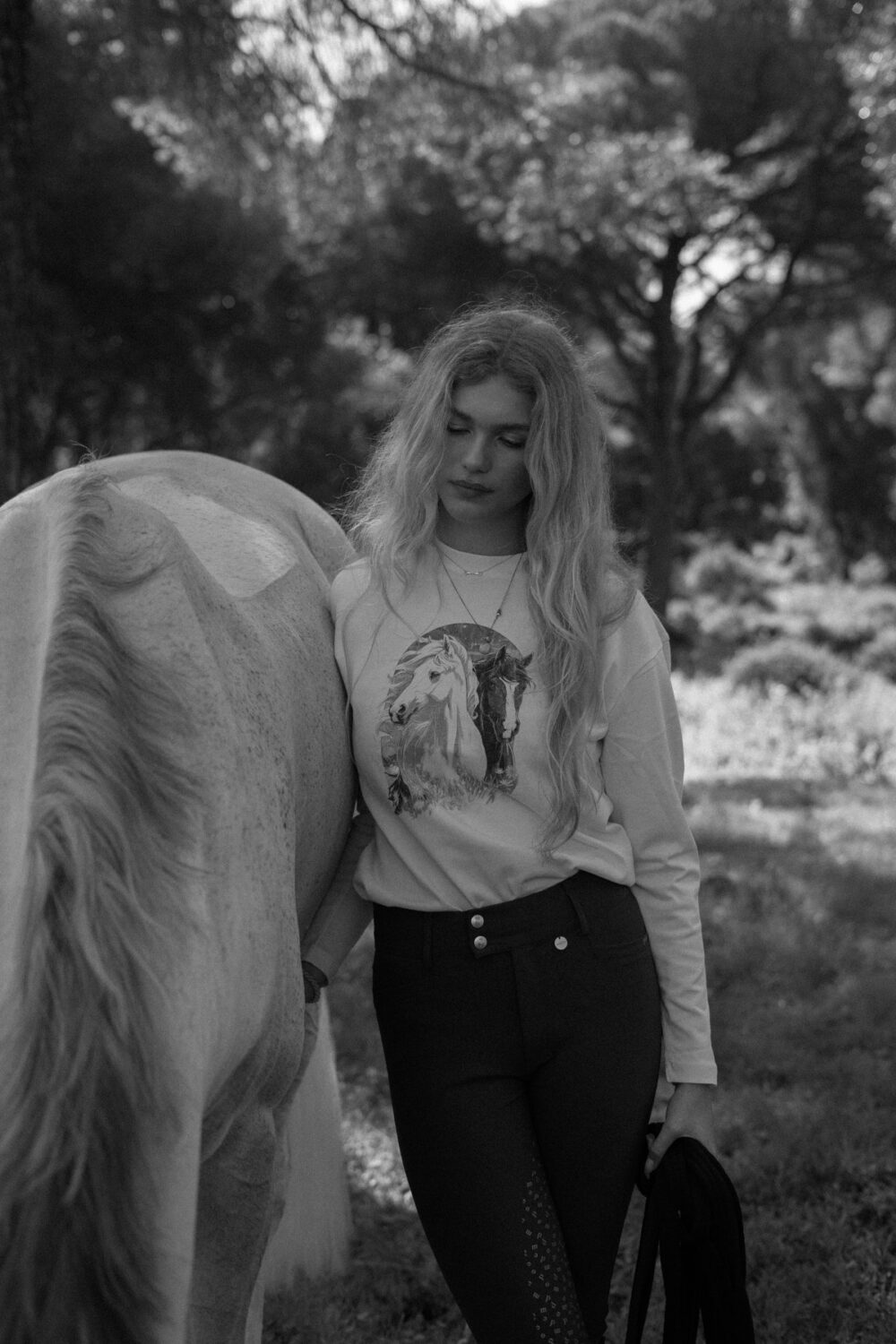 Madison Tee Long Sleeve, White - Image 2