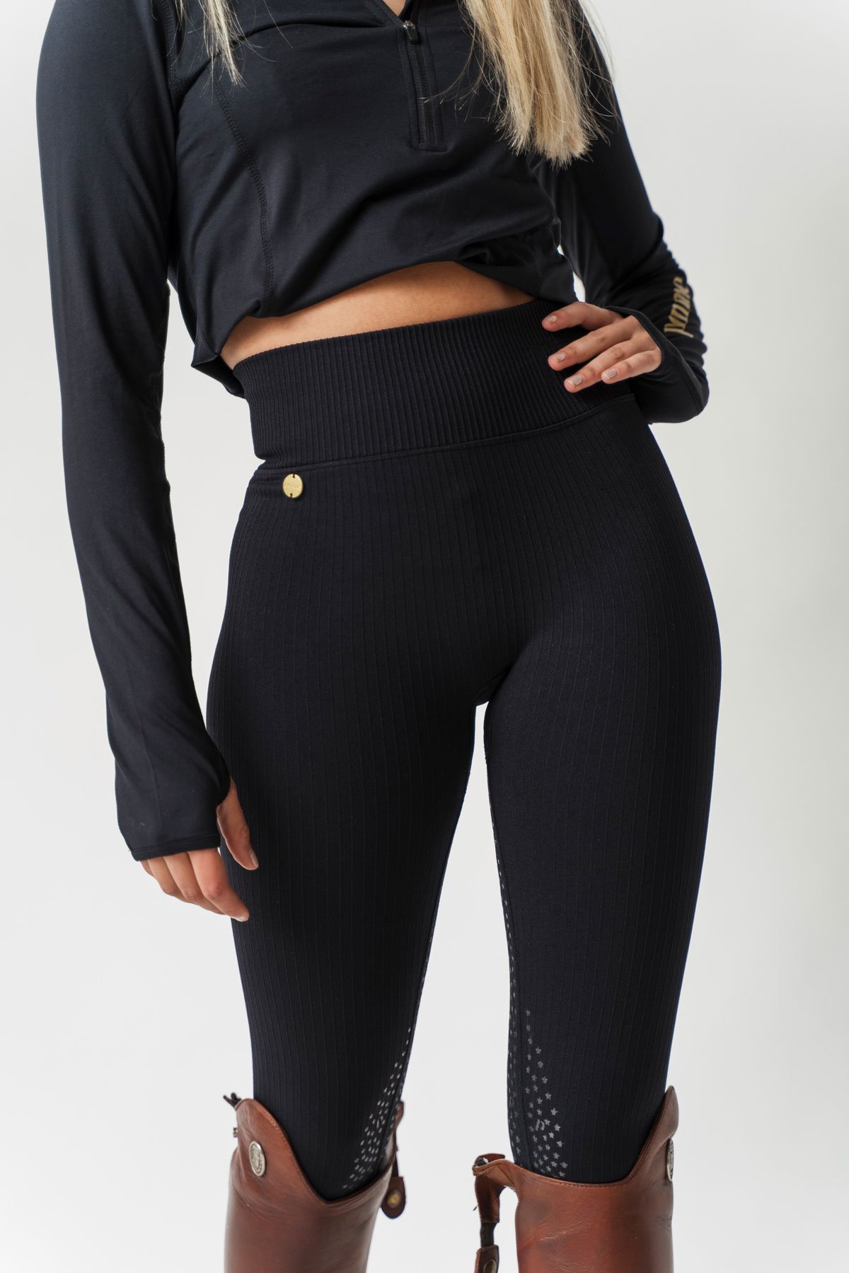 Wendy Black, Riding Leggings Seamless Rib