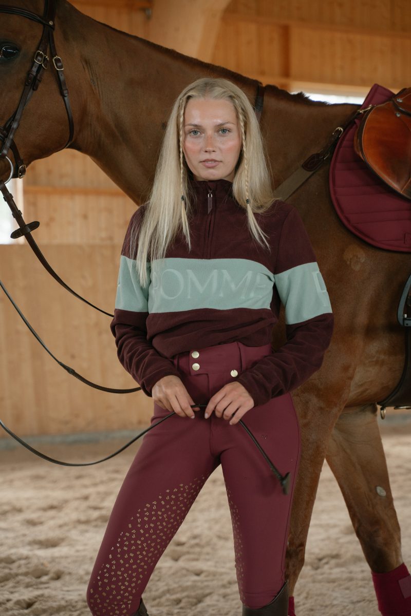 Nellie Breeches Bling, Burgundy 1