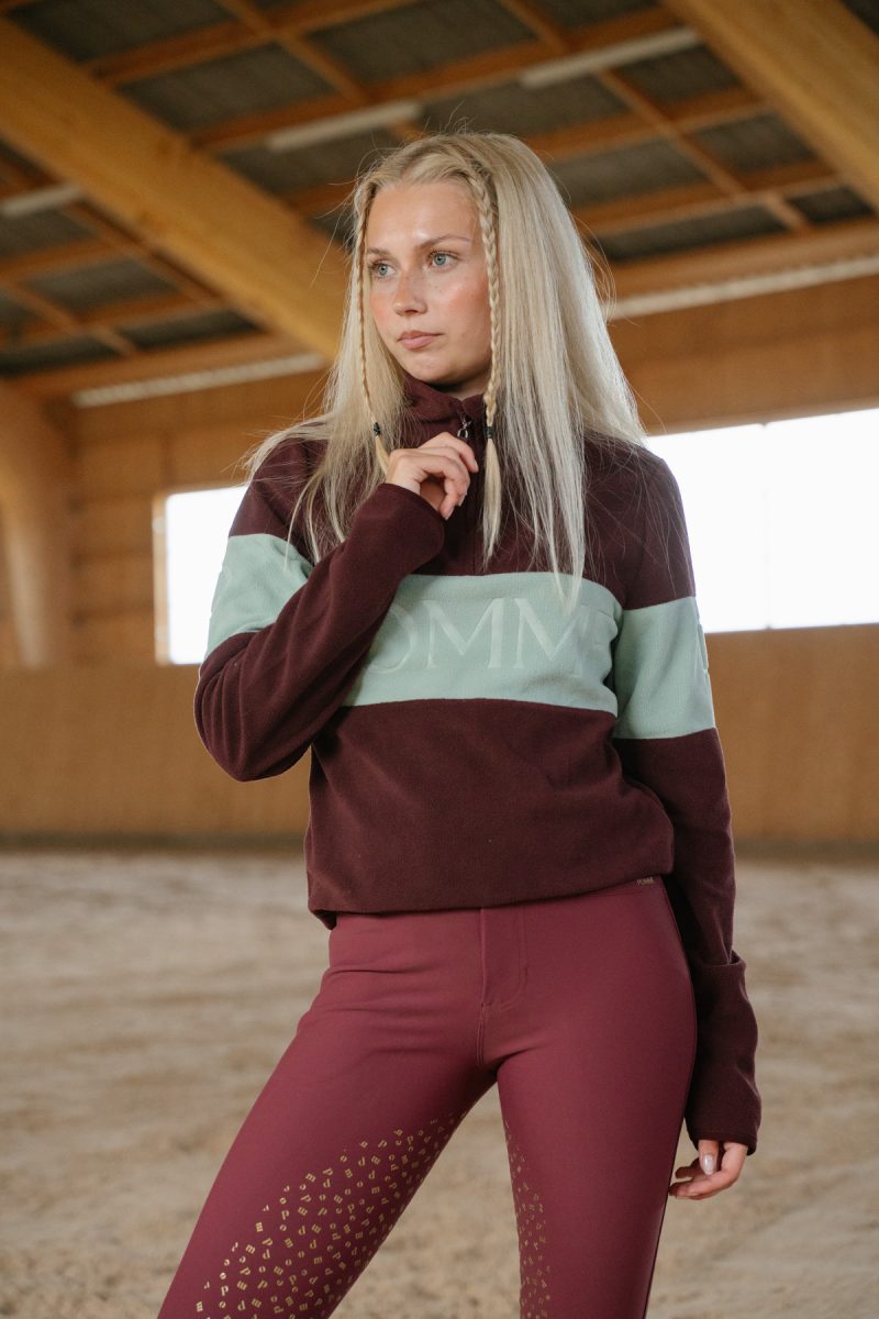 Nellie Breeches Bling, Burgundy 3