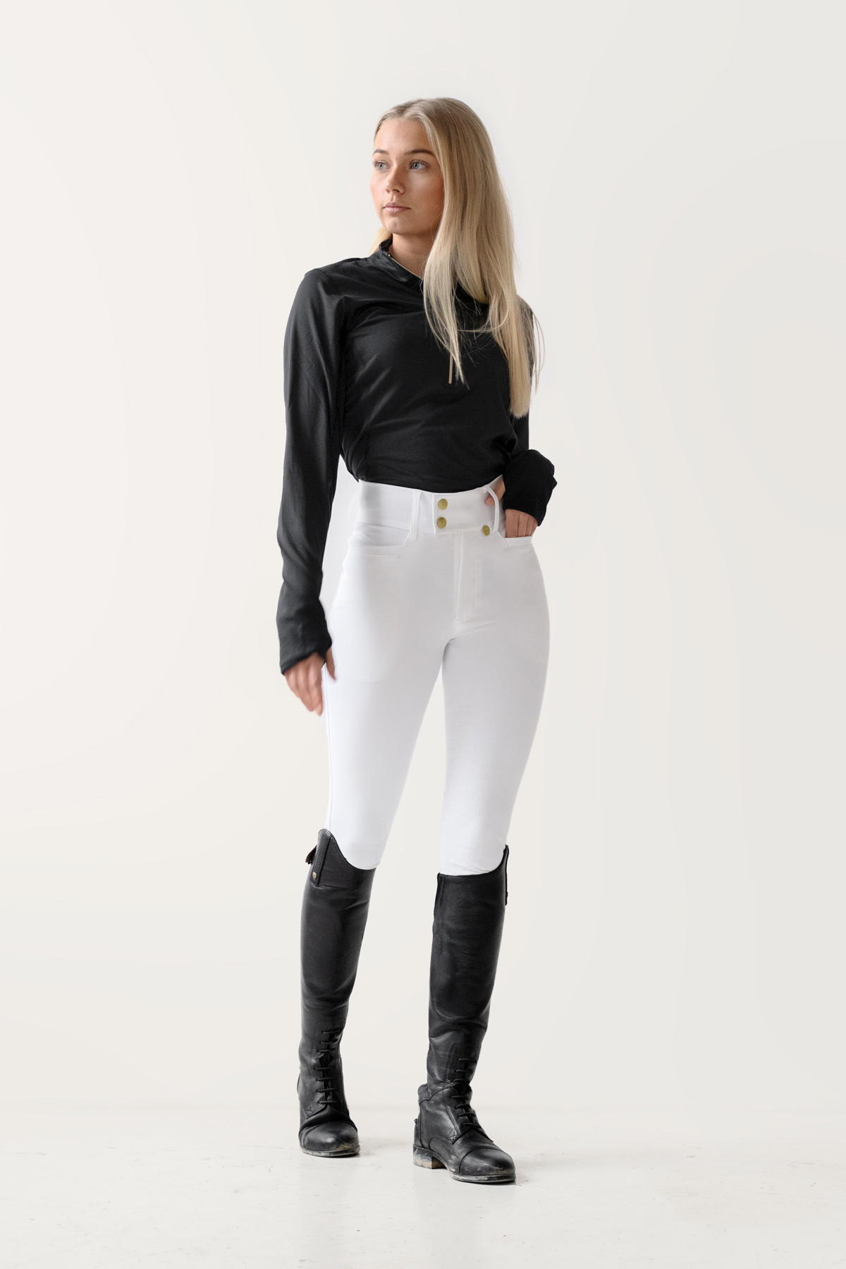 Nellie White Classic, Breeches | Pomme