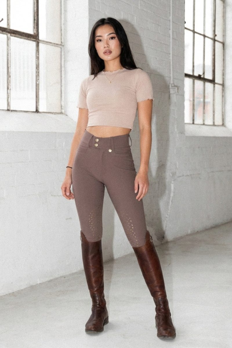 Culotte d'équitation Nellie Bling, Deep Taupé
