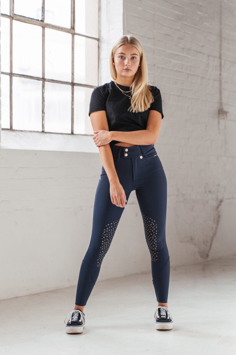 Nellie Navy Bling, Breeches | Pomme