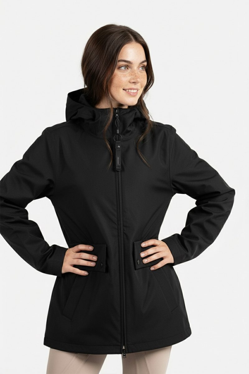 Giacca-Corta-Lova-Parkas,-Nero-2