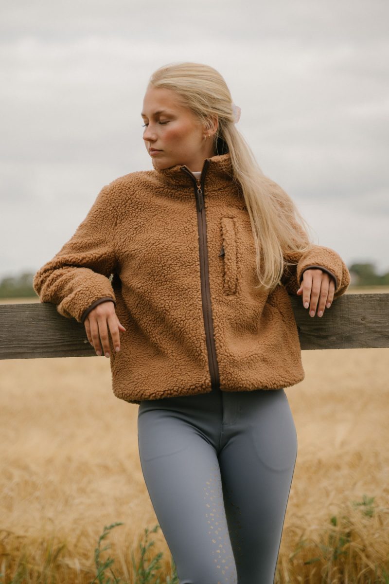 Bonnie Jacket Pile, Camel 5