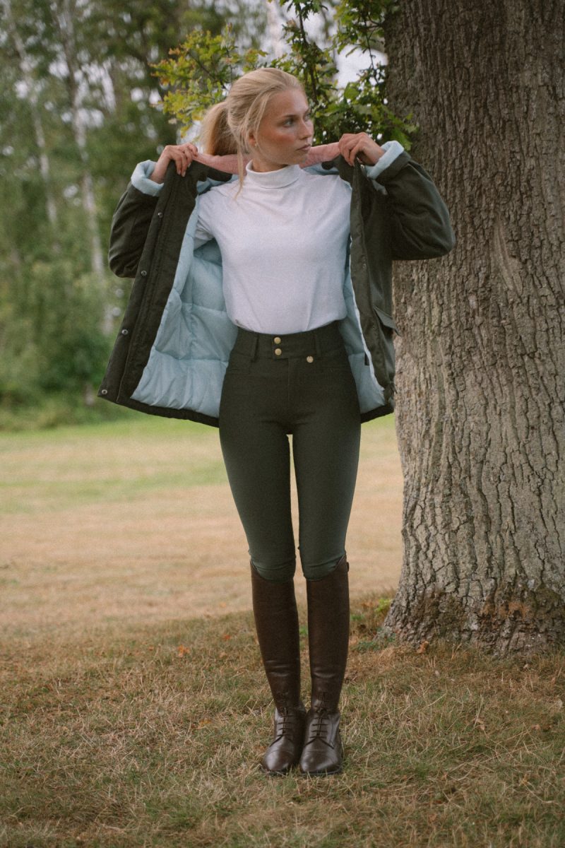 Pomme Heather Coat, Green 14