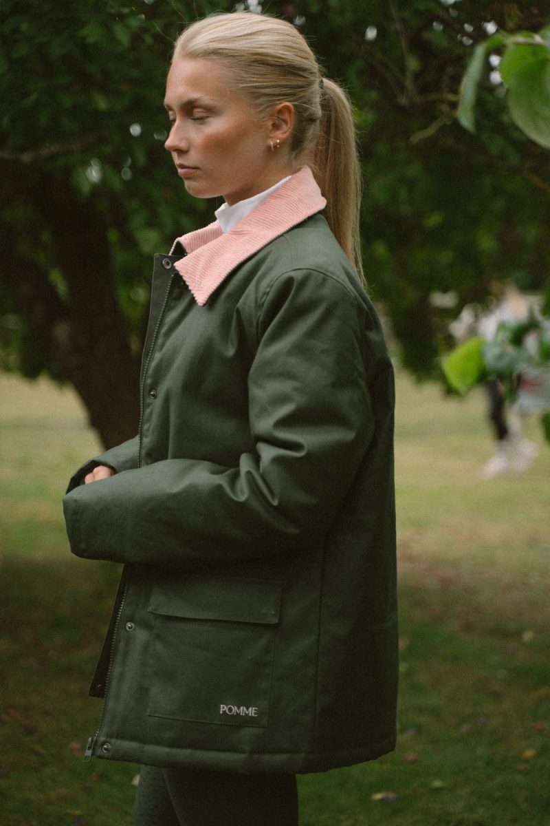 Pomme Heather Coat, Green 141