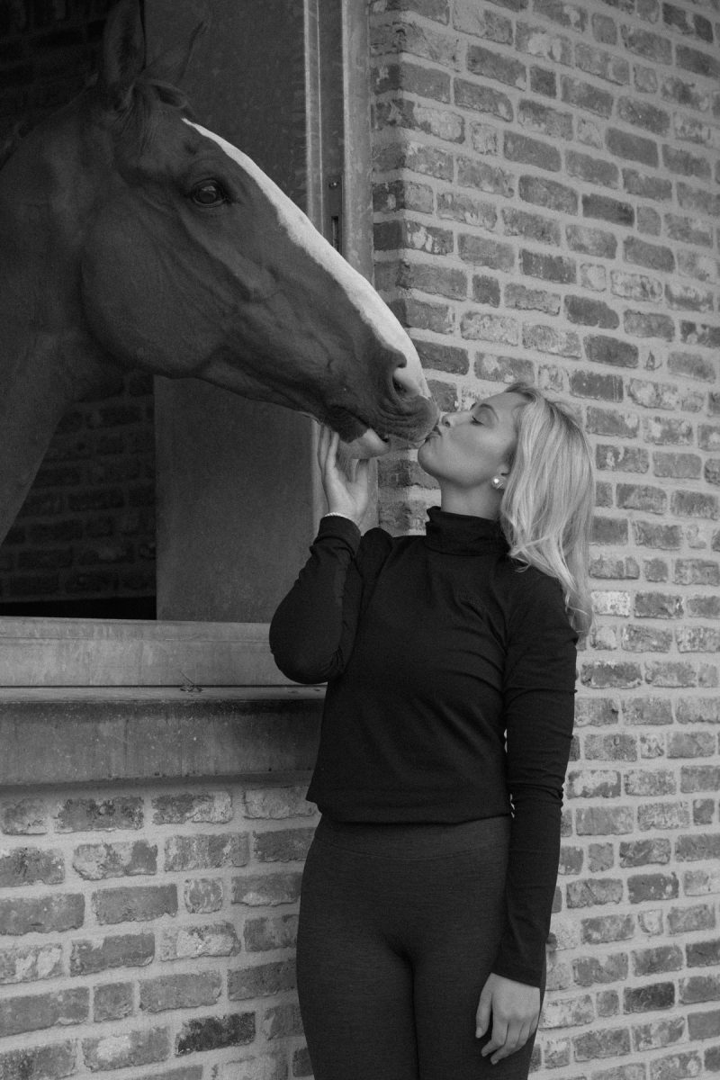 Ivy Cotton Polo, Black 3